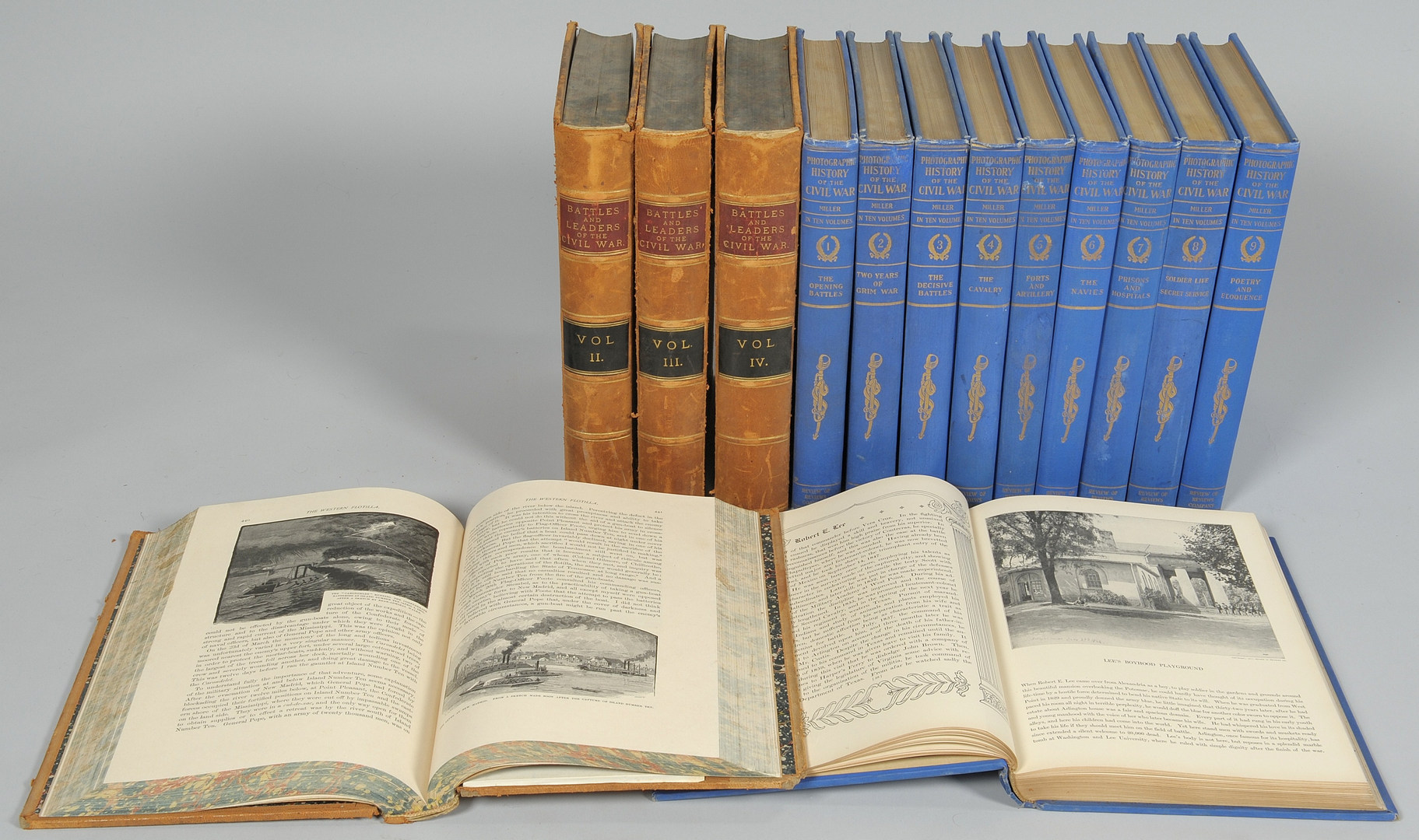 Lot 257: 14 Volumes of Civil War Related Books