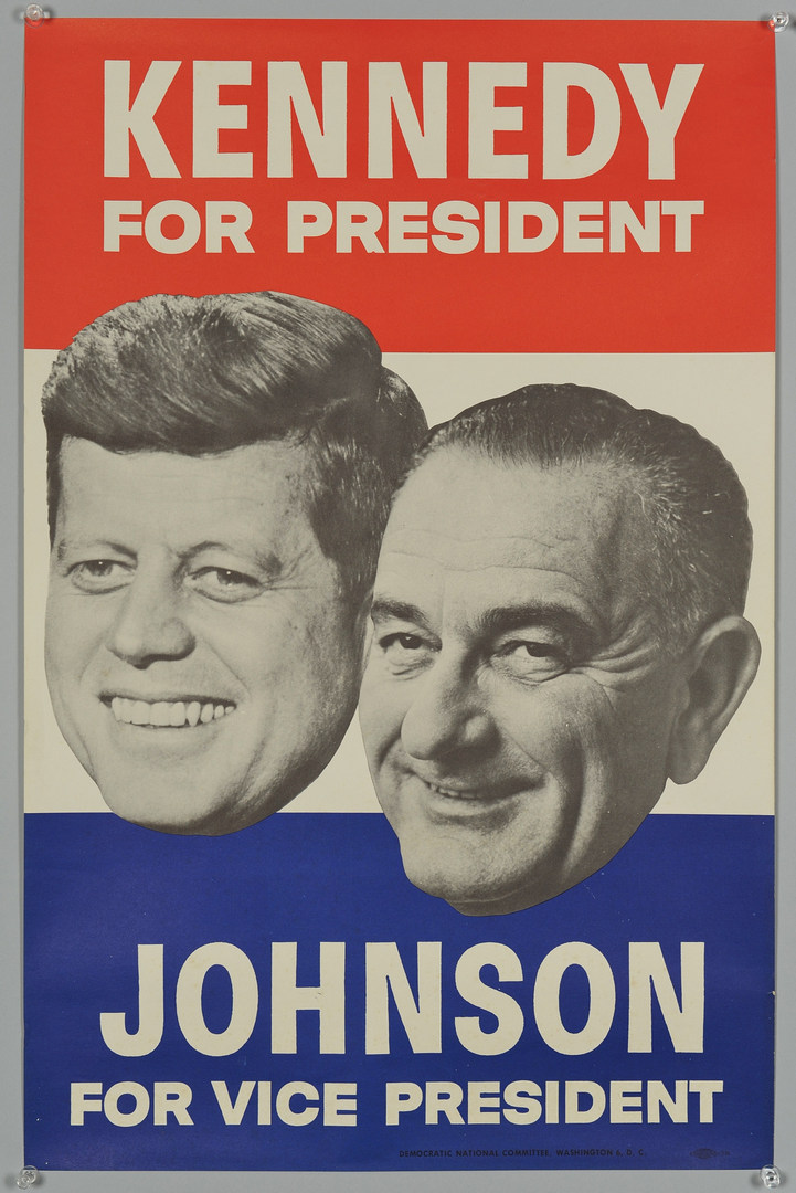 Lot 259: Two 1960 John F. Kennedy Campaign Posters