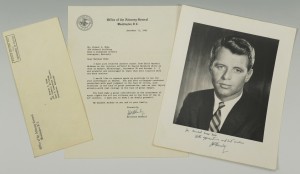 Lot 261: Robert Kennedy signed Civil Rights Letter, Photo