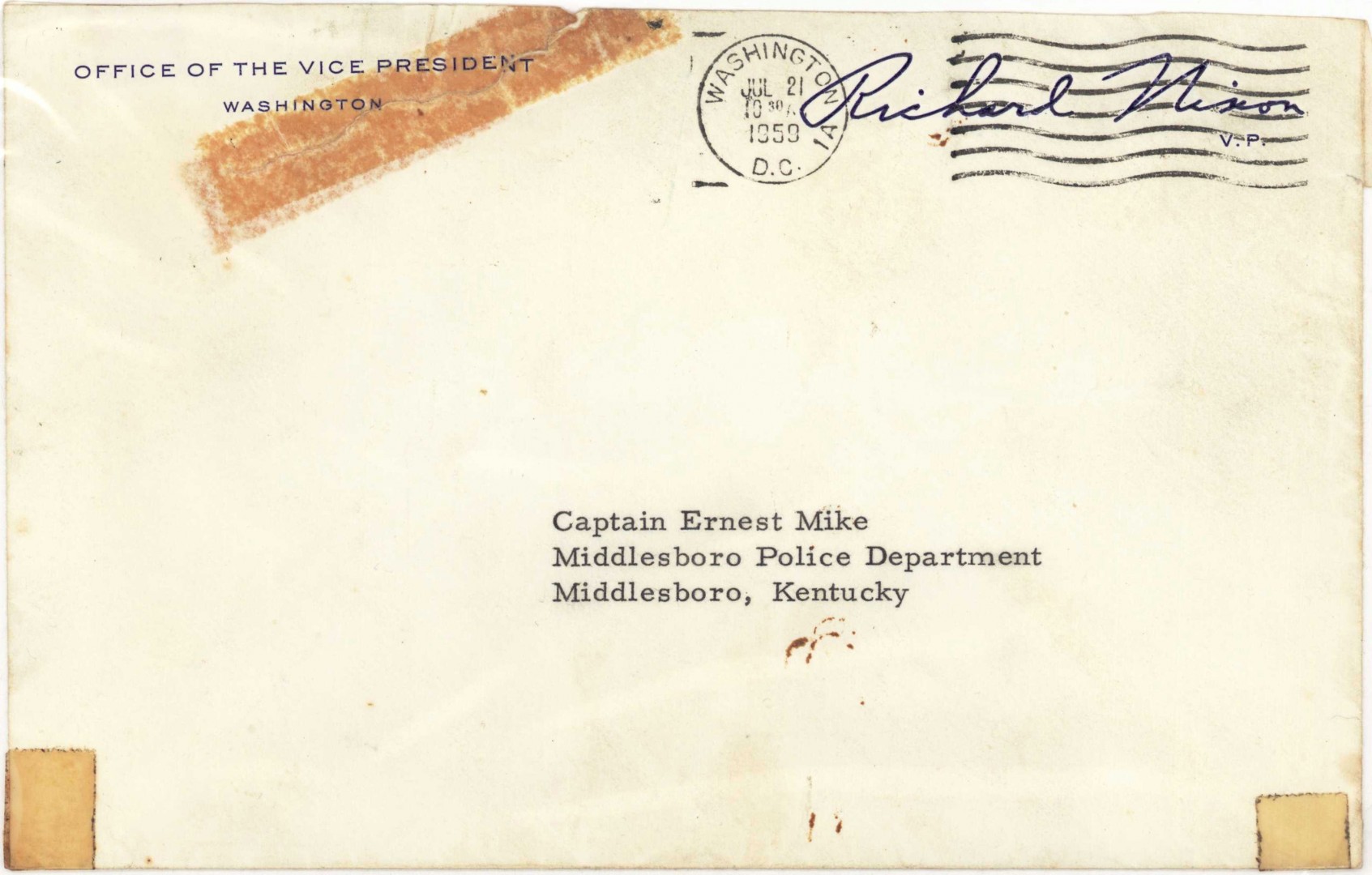 Lot 263: Nixon Signed Letter & Cumberland Gap Park Archive