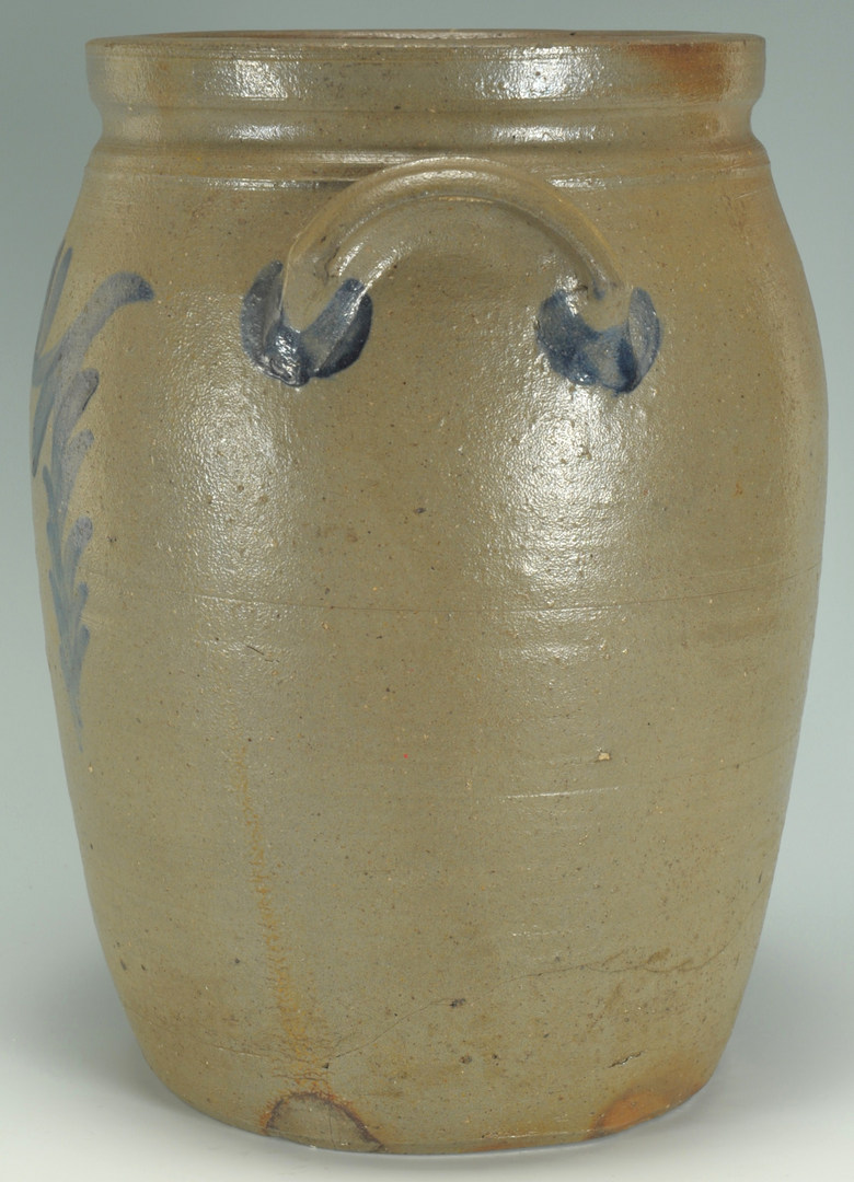 Lot 298: Stoneware Cobalt-decorated Jug attr. Decker