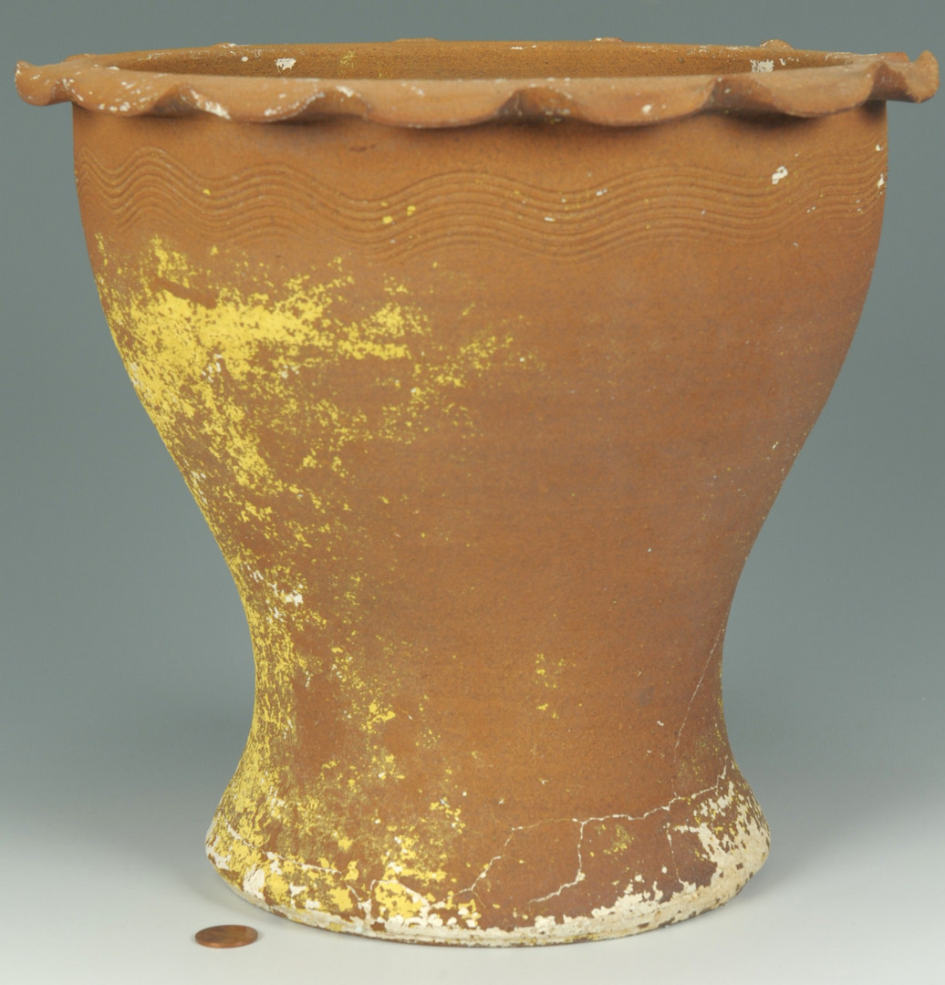 Lot 303: Southern Pottery Flower Pot, possibly AL