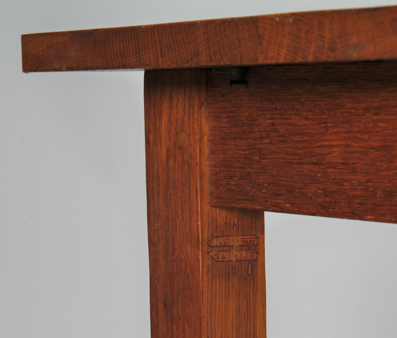 Lot 320: Two Labeled L. and J. G. Stickley Side Tables