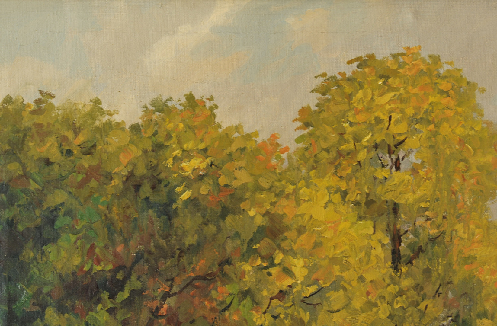 Lot 331: Egon Chabert Landscape Oil on Canvas