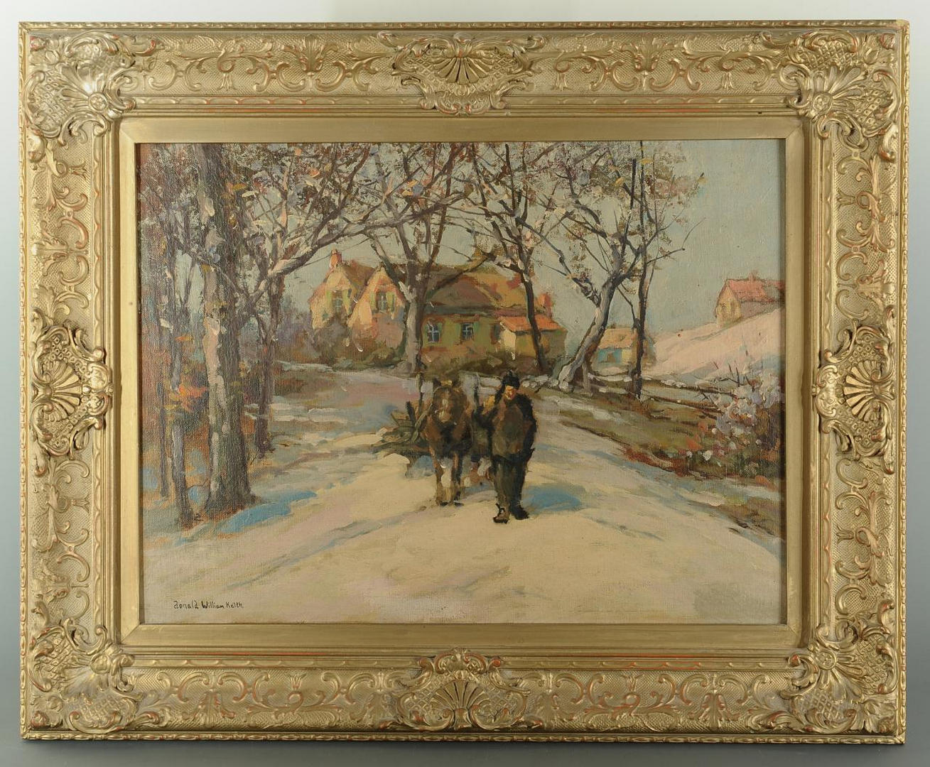 Lot 333: Winter Landscape by Donald William Keith
