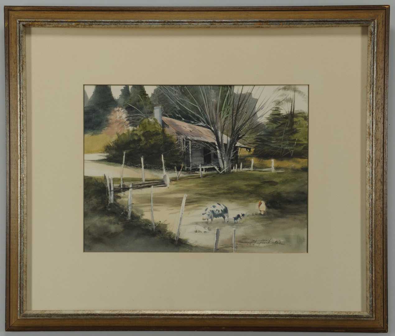 Lot 369: Millard Wells Watercolor
