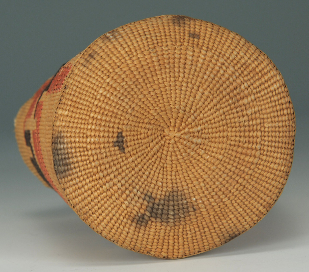 Lot 380: Native American Northwest Coast Woven Basket
