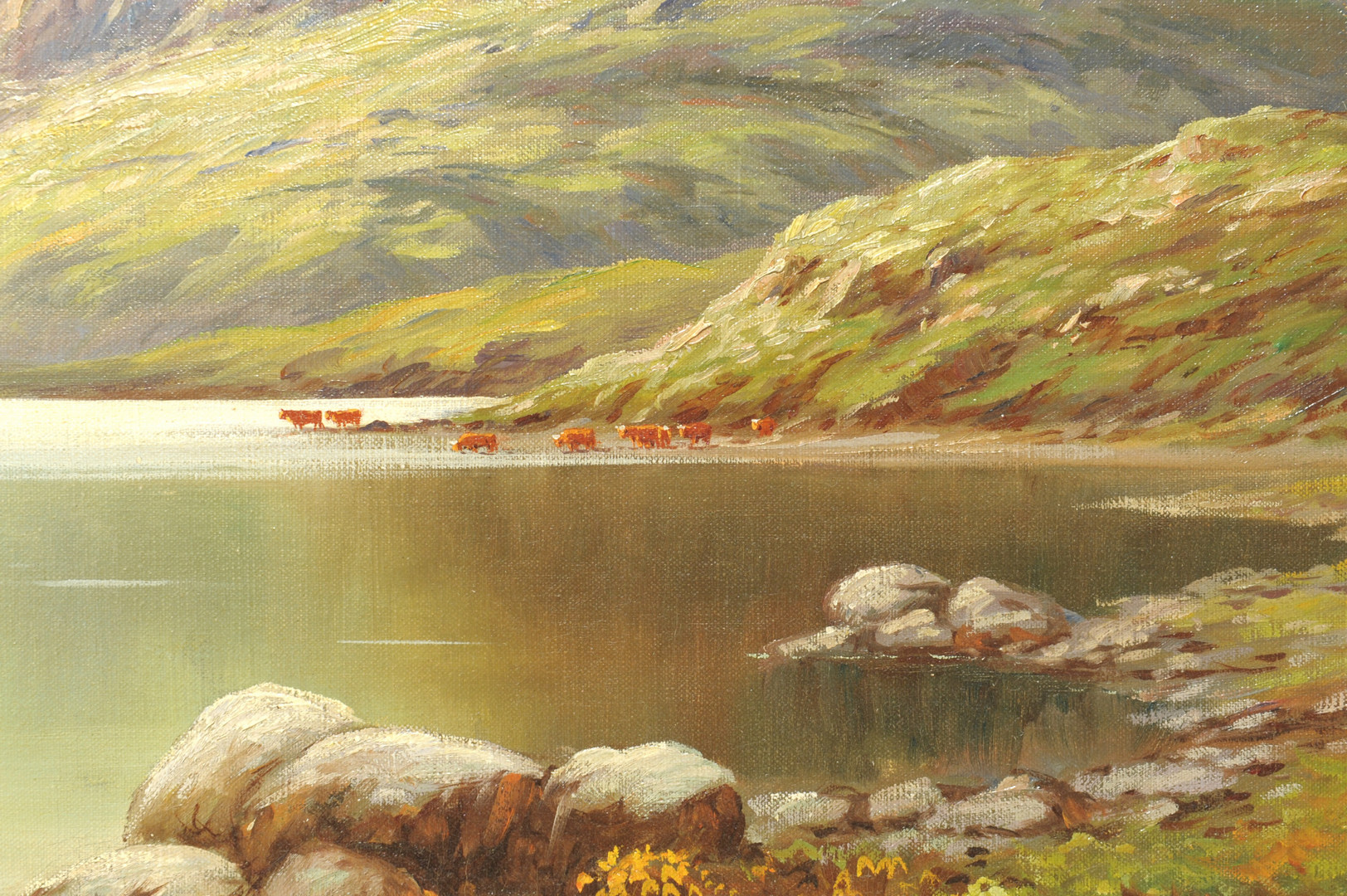 Lot 454: British Oil on Canvas Landscape, Norman B. Wilson