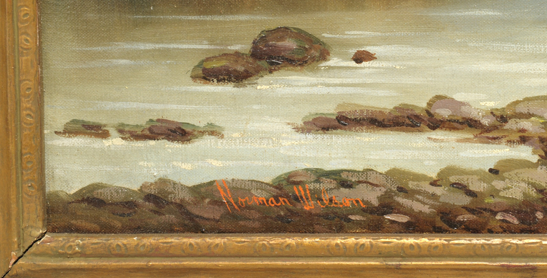 Lot 454: British Oil on Canvas Landscape, Norman B. Wilson