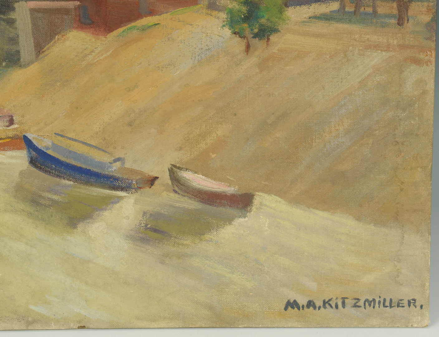 Lot 466: Maryland Landscape painting, oil on board