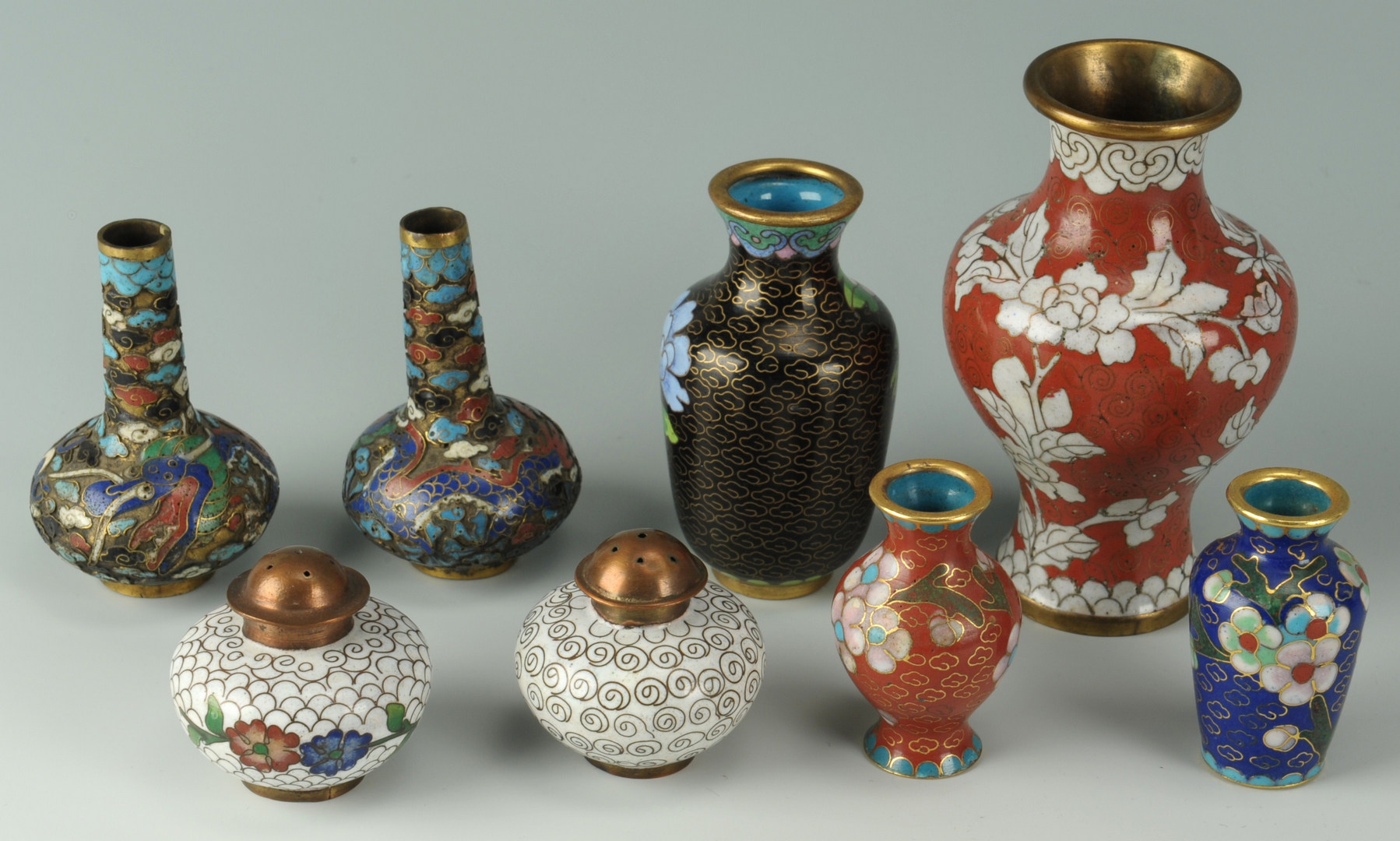 Lot 473: Grouping of Chinese Cloisonne, 13 pcs.