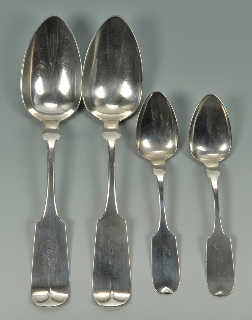Lot 47: 4 Hope & Miller Knoxville Coin Spoons
