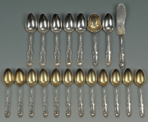 Lot 508: Towle Old English Sterling Flatware, 20 pcs