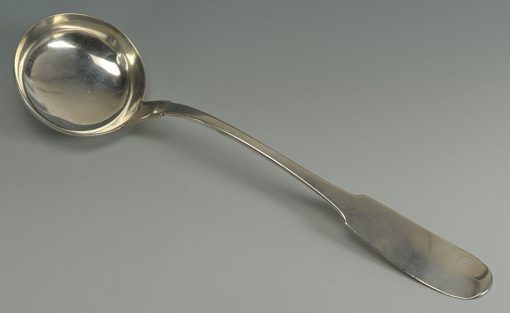Lot 50: New Orleans Coin Silver Punch Ladle