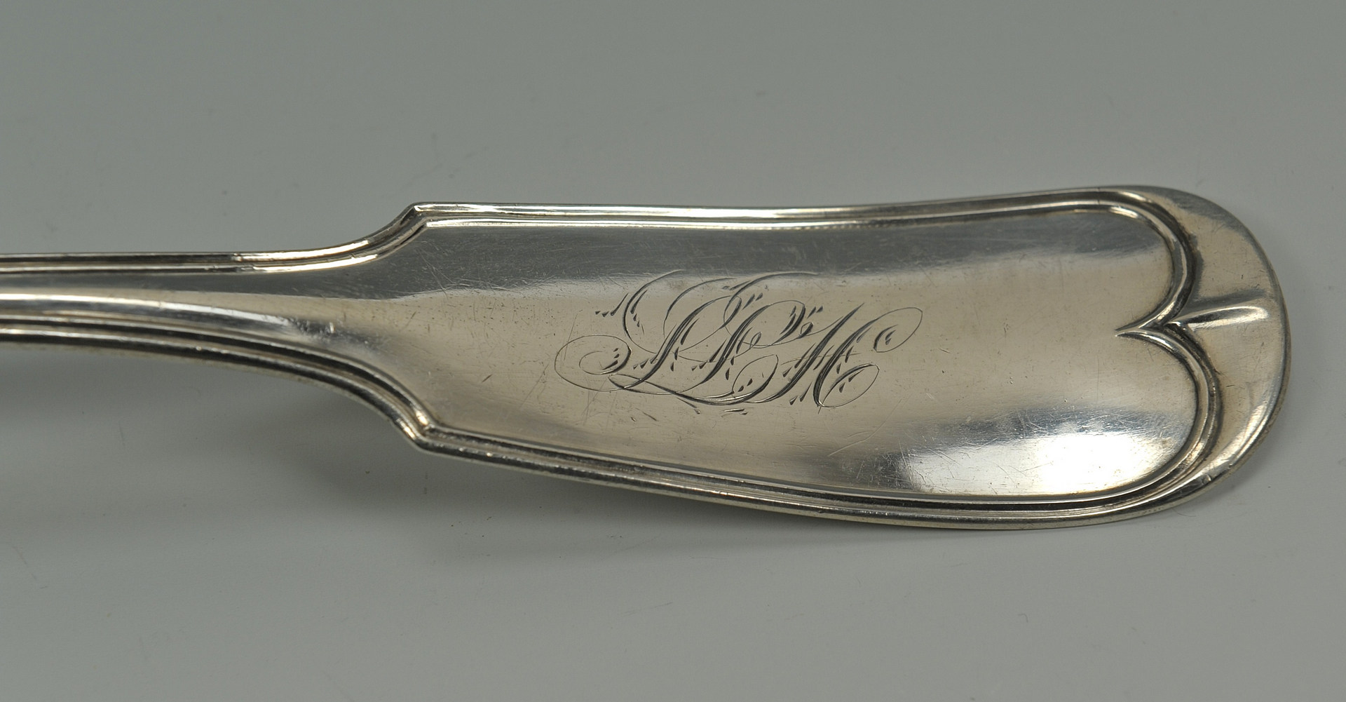 Lot 52: Louis Jaccard, Missouri coin silver ladle