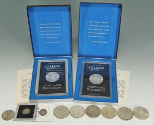 Lot 551: Assorted Grouping of U.S. Coins, inclu. Morgan