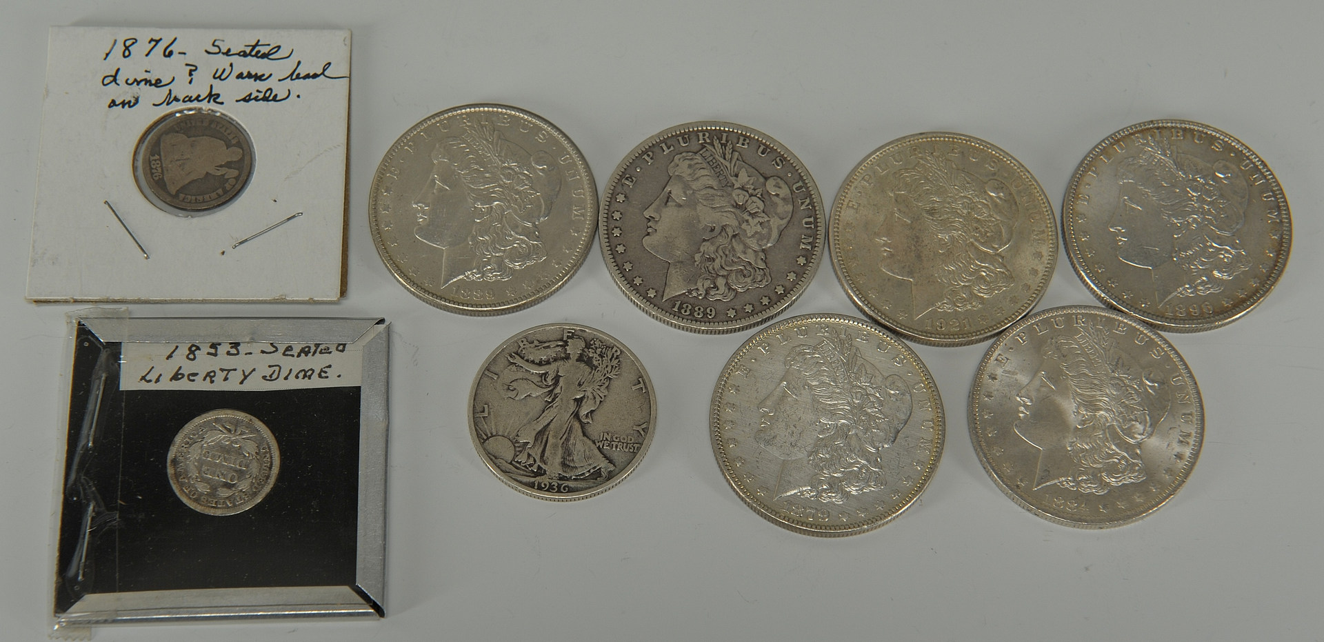 Lot 551: Assorted Grouping of U.S. Coins, inclu. Morgan