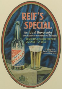 Lot 572: "Reif's Special" Chattanooga, TN Advertising Litho