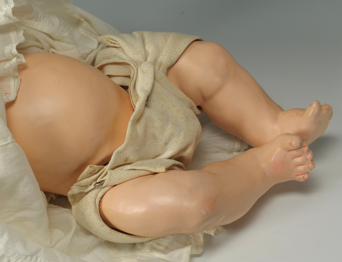 Lot 581: Kestner Character Baby Doll