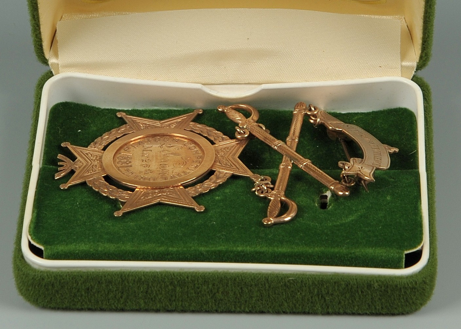 Lot 75: Howard Reserves (TN) Medal, 19th c., 10K