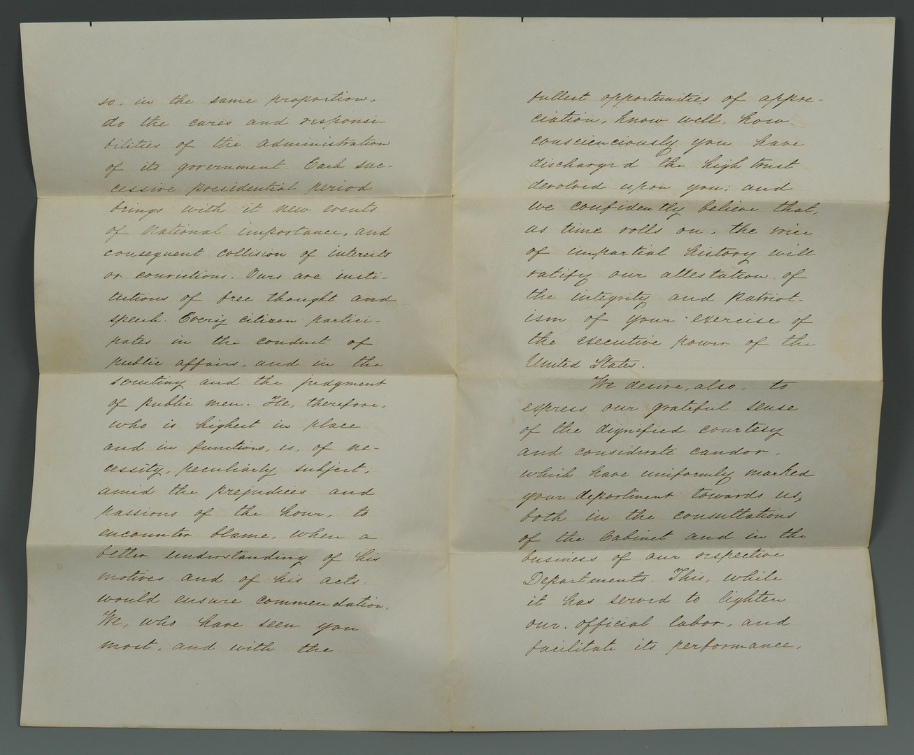Lot 79: Pres. Pierce Cabinet Letter, signed Jefferson Davi