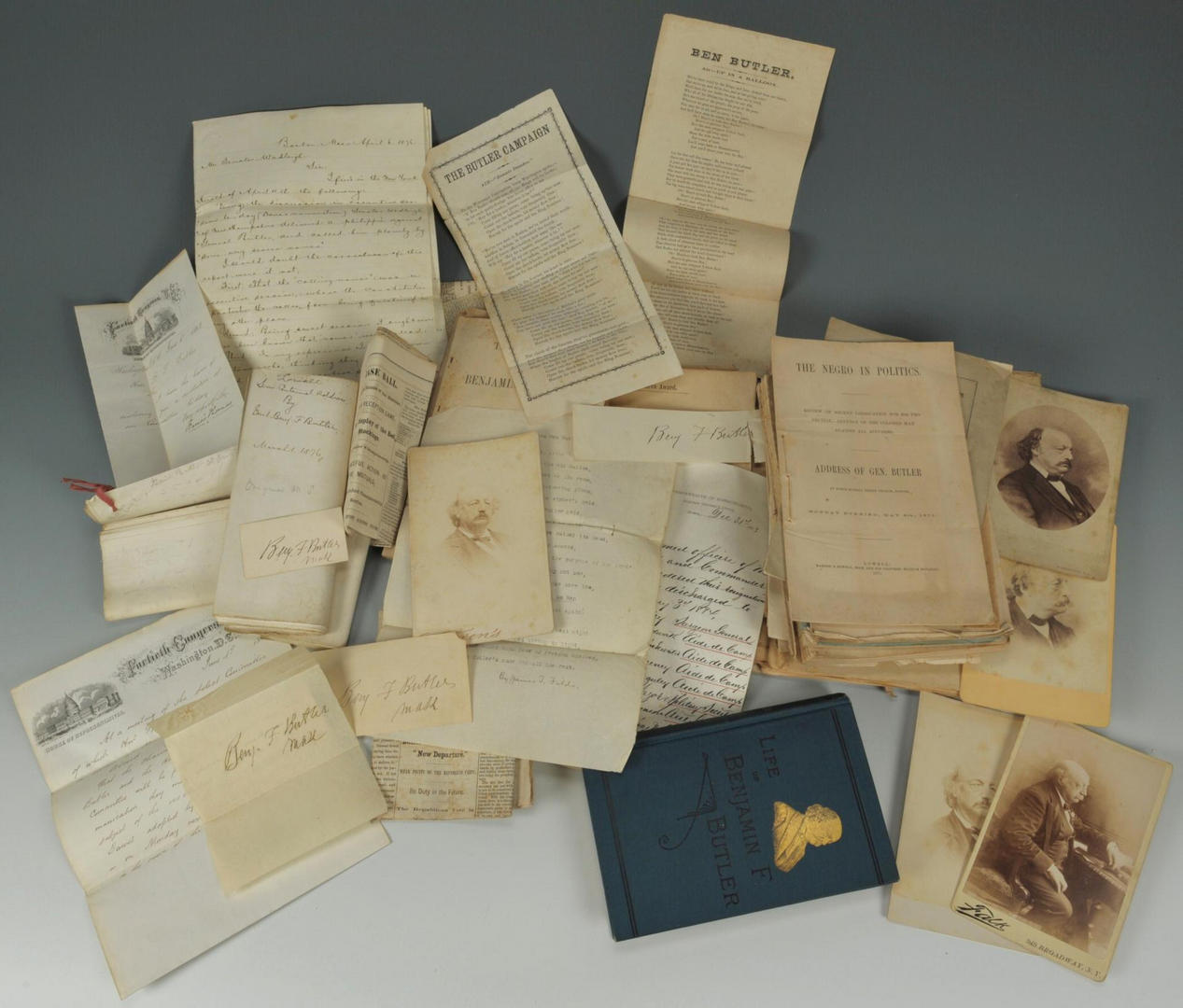 Lot 84: Lot of Gen. Butler Political Related Documents