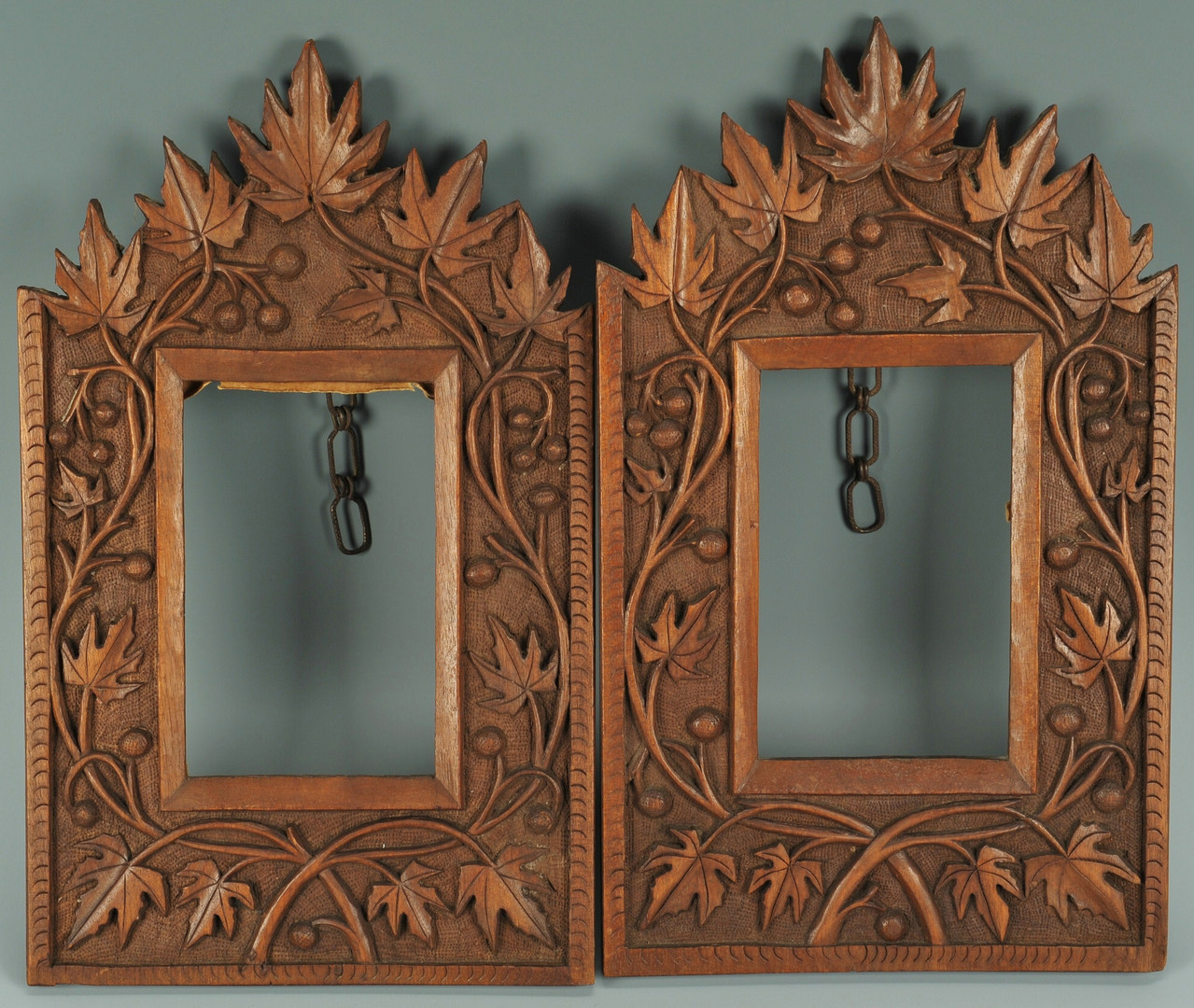 Lot 99: Pair Carved Frames Possibly Biltmore Industries