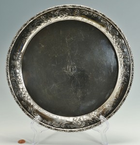 Lot 106: Reed & Barton sterling silver round platter