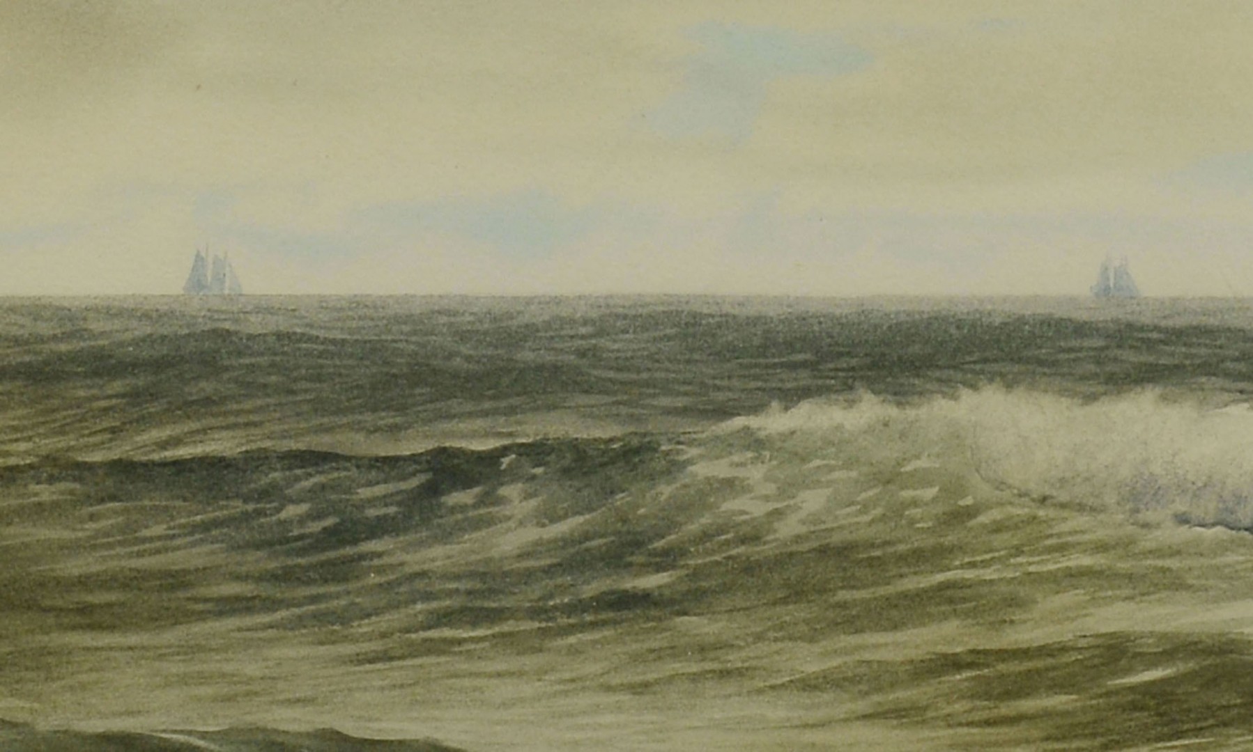 Lot 197: George Howell Gay watercolor seascape