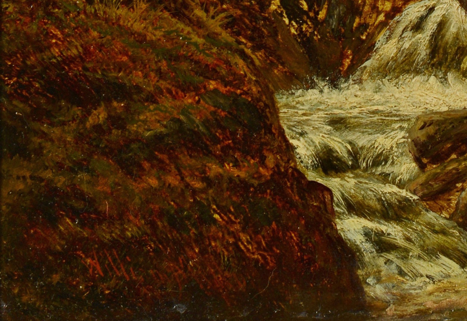 Lot 199: William Miller Oil On Canvas River Landscape w/she