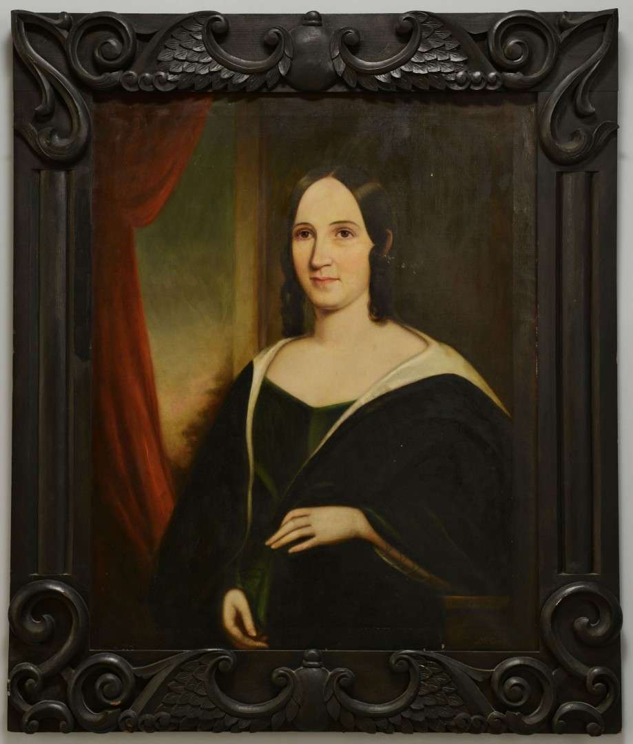 Lot 210: Sara Ward Conley, pair of Tennessee portraits