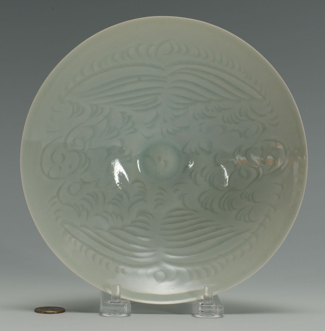 Lot 230: Chinese Celadon Eggshell Porcelain Bowl