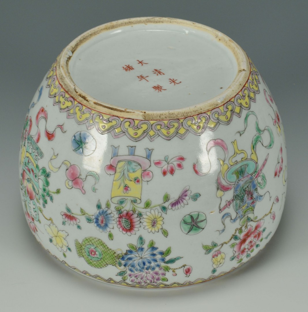 Lot 234: Chinese Porcelain Famille Rose Bowl
