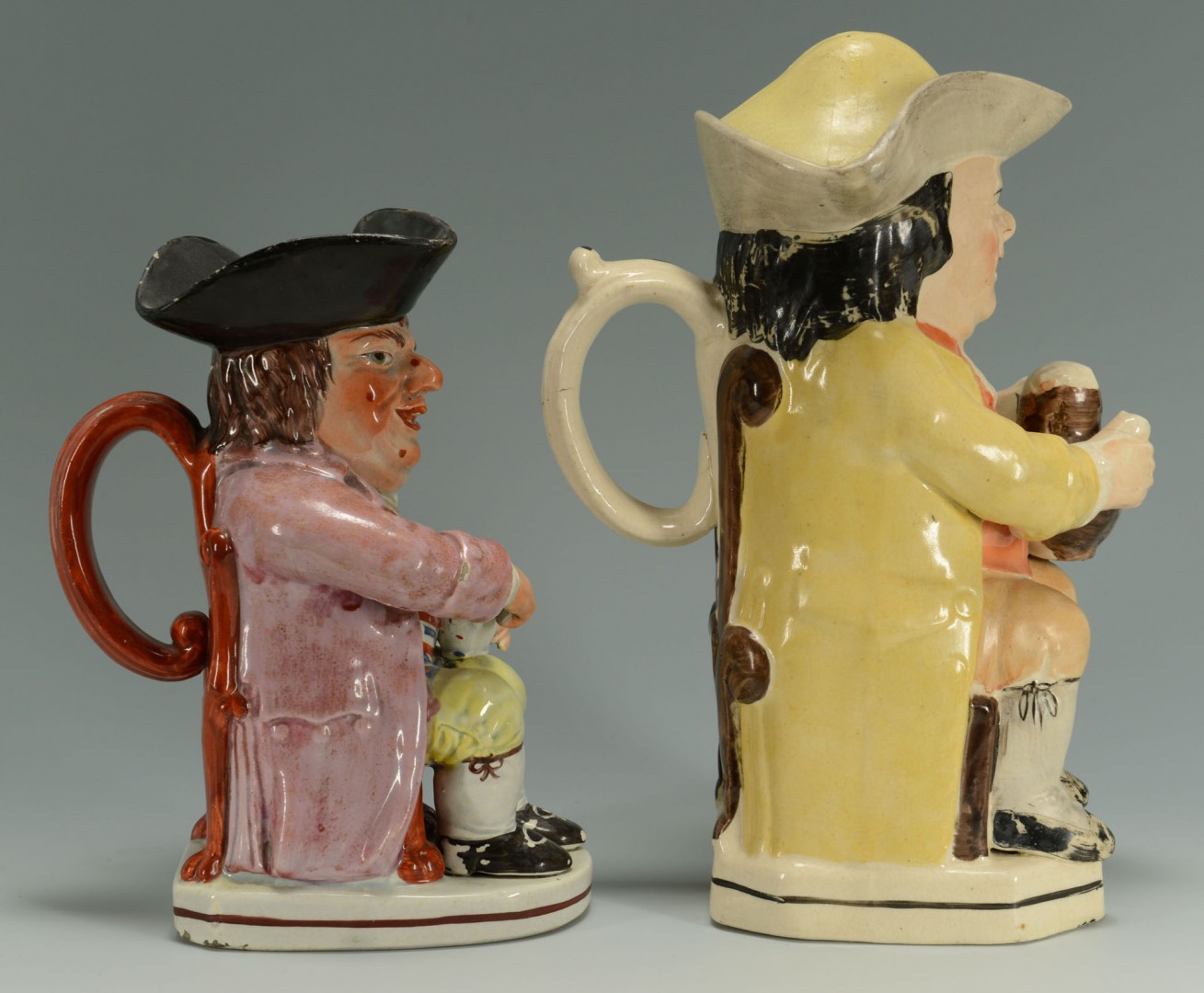Lot 270: 2 Early Toby Jugs including The Sinner