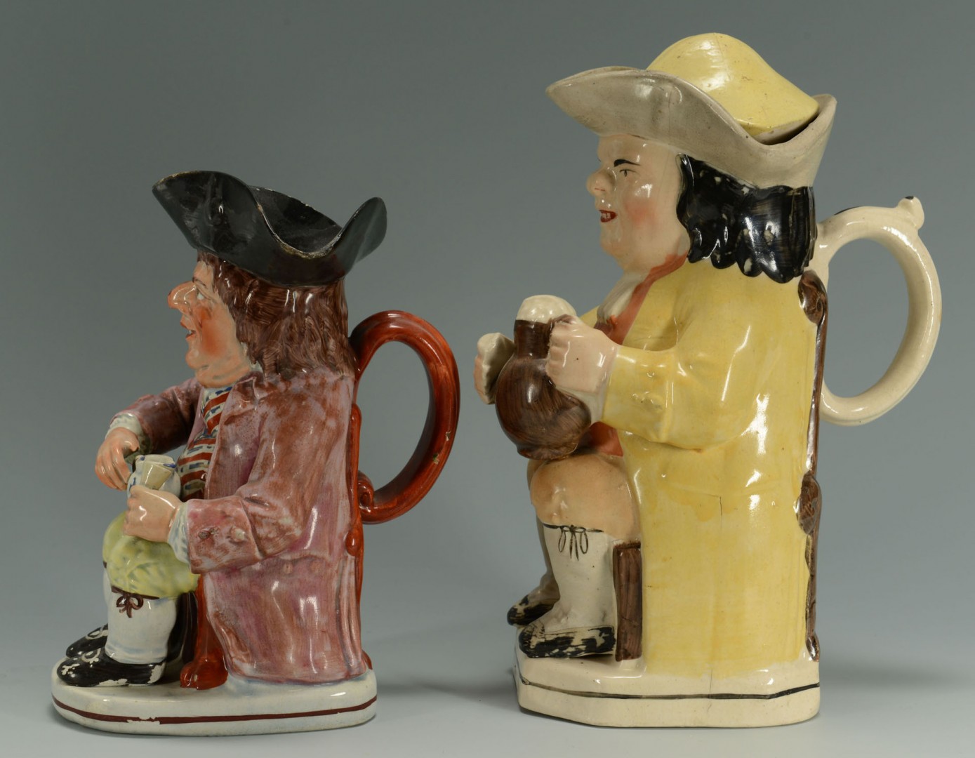Lot 270: 2 Early Toby Jugs including The Sinner