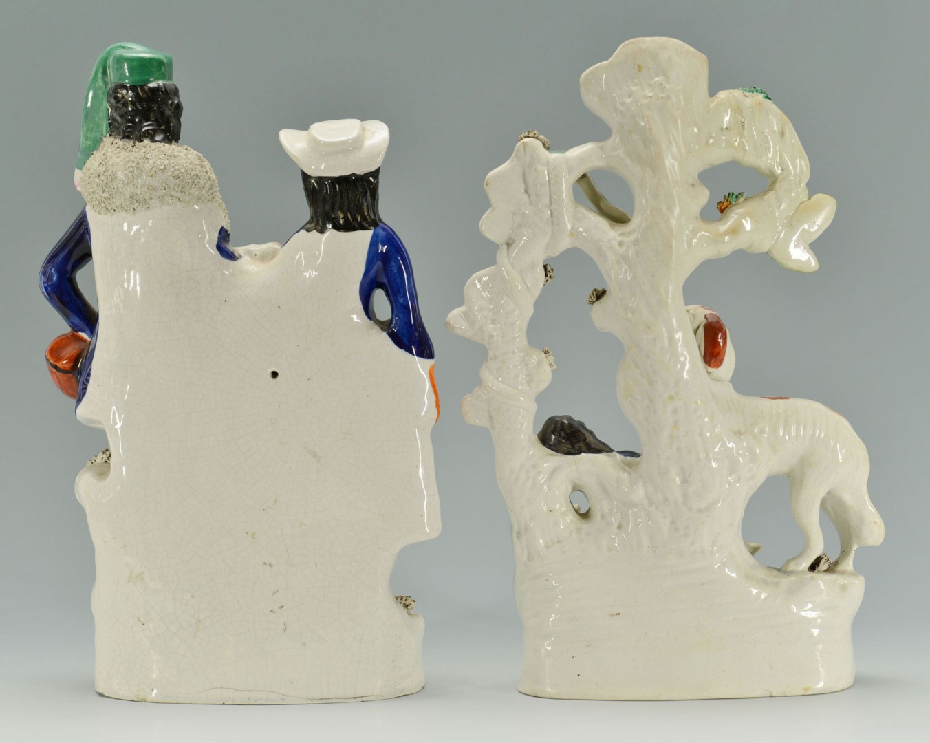 Lot 277: 2 Staffordshire Figural Groups, people and animals