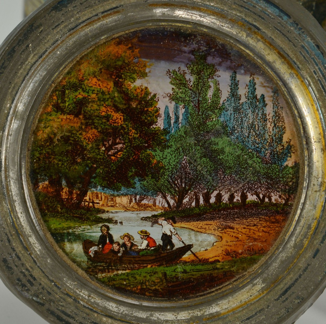 Lot 28: 5 Small Painted European Objects