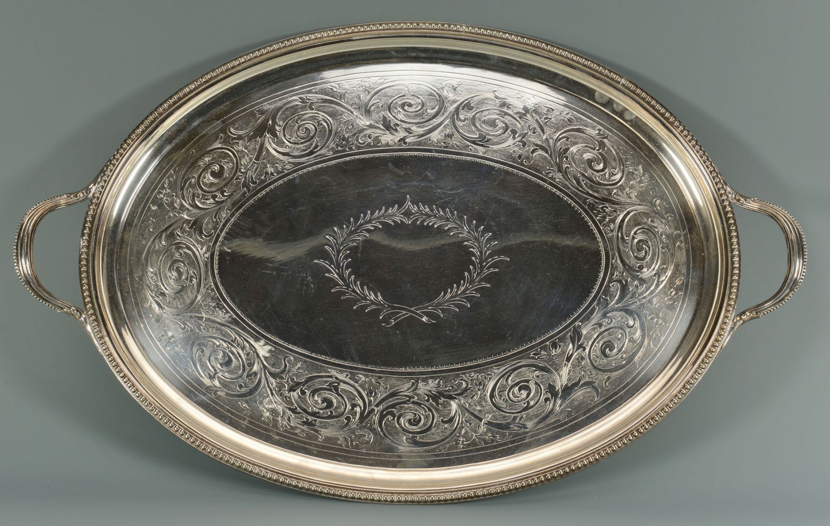Lot 307: Large Victorian Meat Dome and Tray