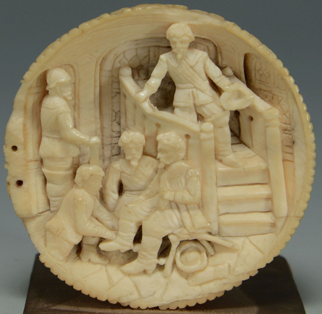Lot 322: European Carved Ivory Sphere