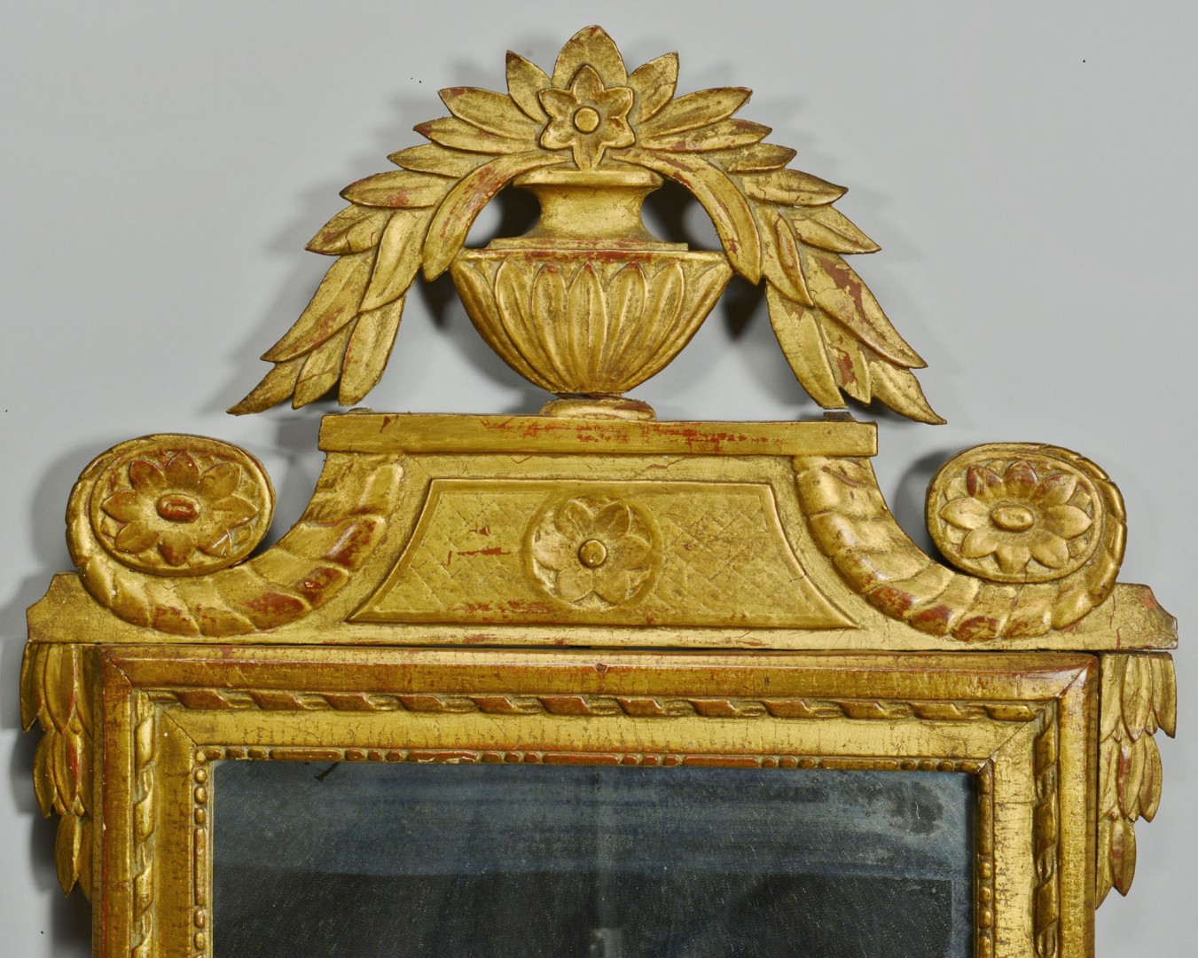 Lot 353: Neoclassical style Gilt Mirror