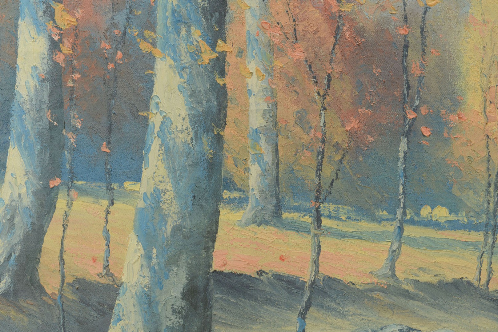 Lot 371: W.E. Ashbaugh, Oil on Canvas Landscape