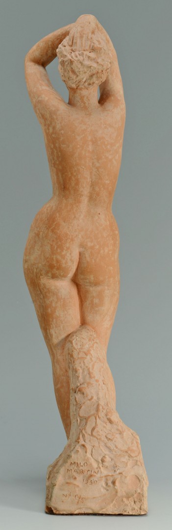 Lot 410: Milo Martin Terracota Nude Figure