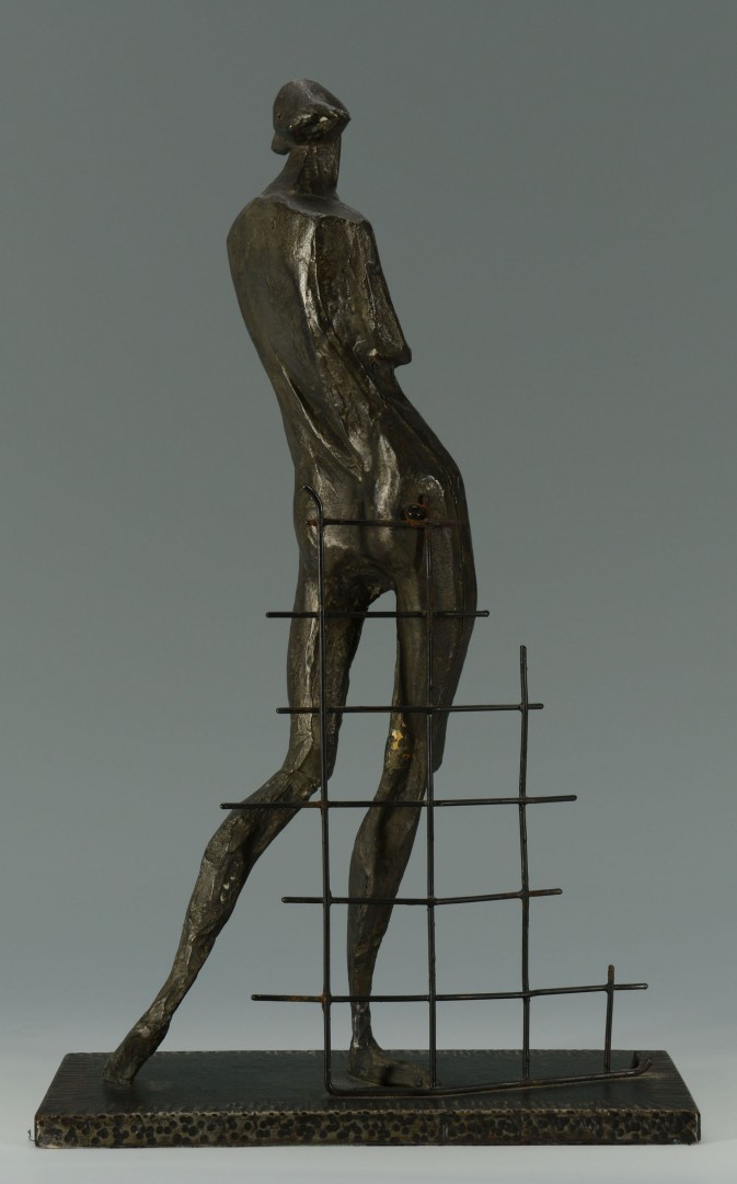 Lot 411: Rudolf Svoboda Abstract Bronze Sculpture