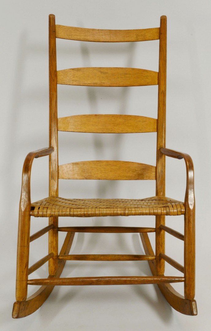 Lot 468: Southwest Virginia Bentwood Rocking Chair