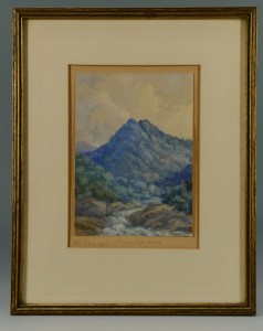 Lot 46: TN Mtn. Watercolor Painting by Charles Krutch