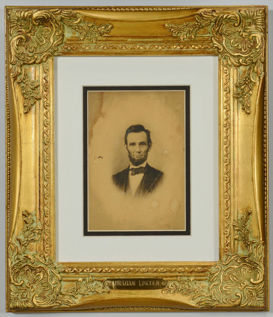 Lot 503: Grouping of 4 Abraham Lincoln Images