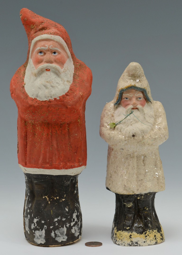 Lot 515: Two Early Santa Belsnickles