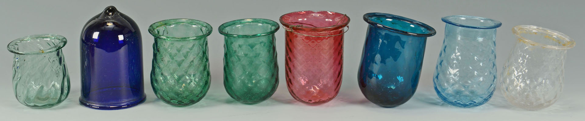 Lot 517: 20 Early Colored Christmas Lights and Salts