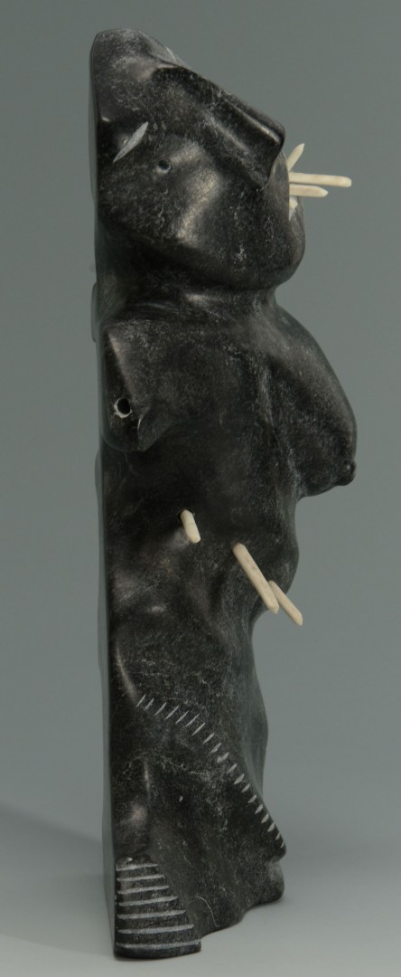 Lot 563: George Arlook Inuit Sculpture & Other, 2 items