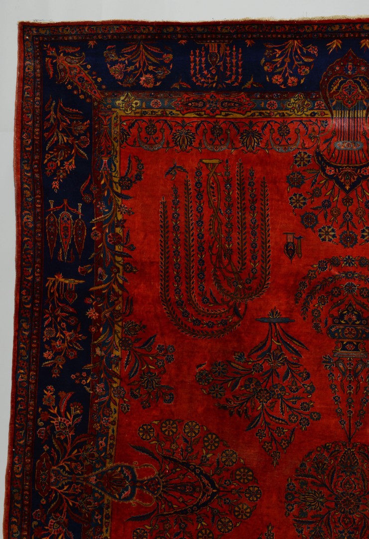 Lot 568: Semi-Antique Persian Manchester Kashan Carpet